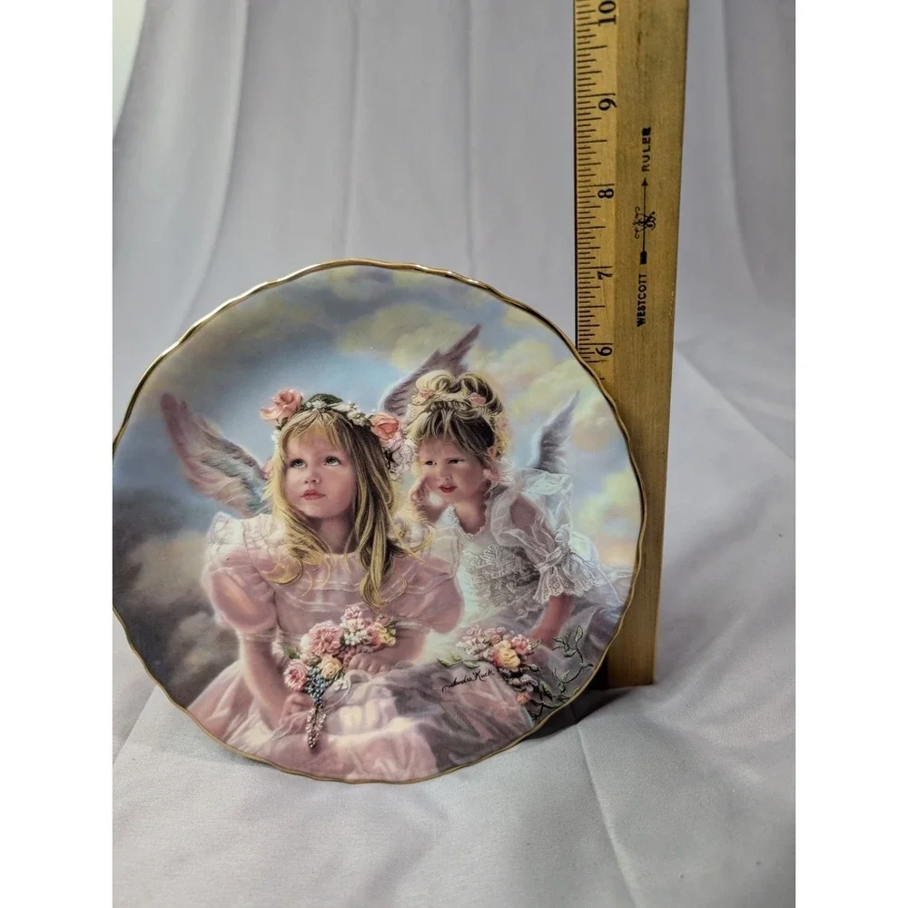 Vintage Collector‎ Plate- Sharing Secrets-Sandra Kuck- Everlasting Friends 1996